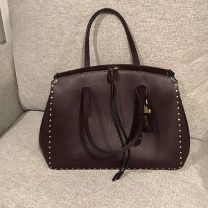 Burgundy Coach purse
